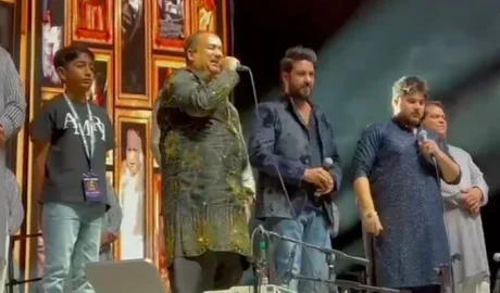 Ustad fateh ali khan son